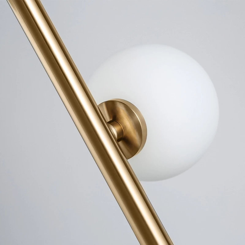 Osvalds Nordic Minimalist Floor Lamp, Gold
