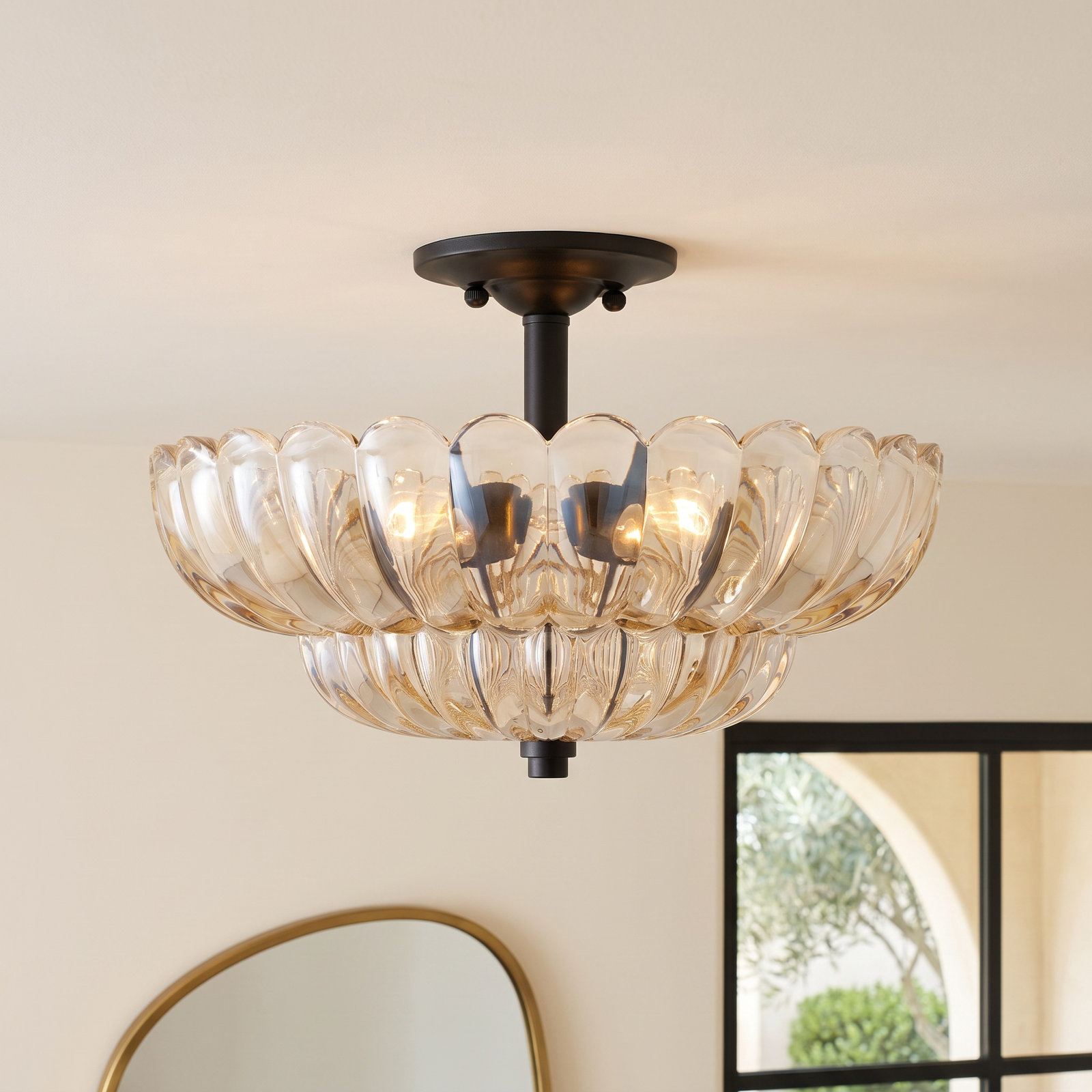 Libbie 4-Light Semi Flush Mount