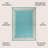 Hasad Modern Border Stripe Aqua/Beige Indoor/Outdoor Rug-602587049