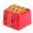 GEEPAS 4 Slice Toaster 6 Browning Levels with 2 Controls, Cancel Function 2 Removable Crumb Trays 1400W