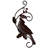 12" Iron Cardinal Plaque, Set of 2