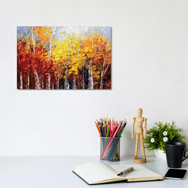 Chestnut Trail by Tatiana Iliina - Wrapped Canvas Print, 20.32 cm H x 30.48 cm W
