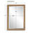 Arcel Rectangle Wall Mirror