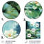 Floral Jungle Flower Majesty 1 - art mural en métal Jungle-101155810