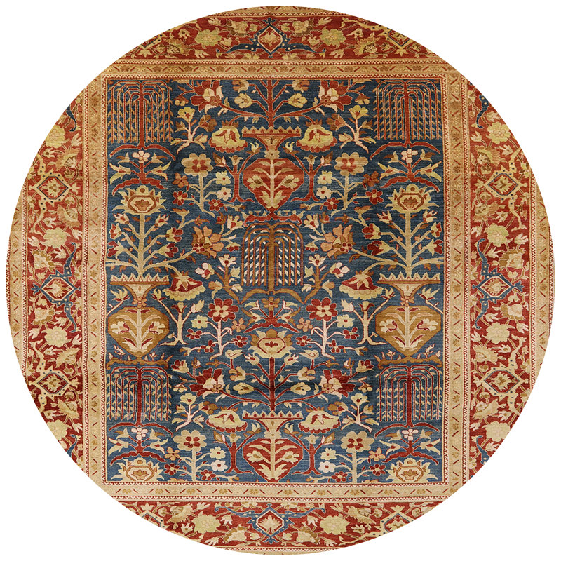 Oriental Indoor Rug, Round 4'