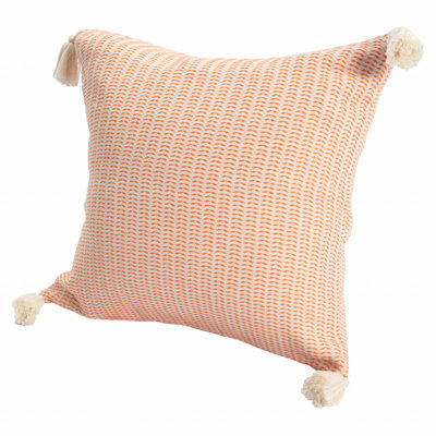 18" X 18" 100% Cotton Zippered Pillow