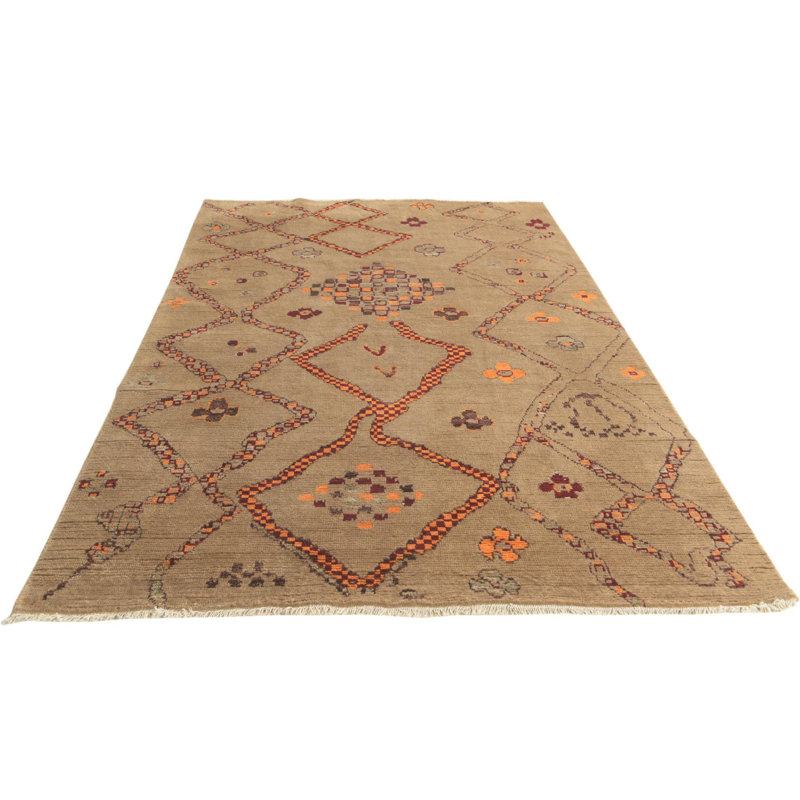 Tapis brun clair 6 x 9 Prestridge