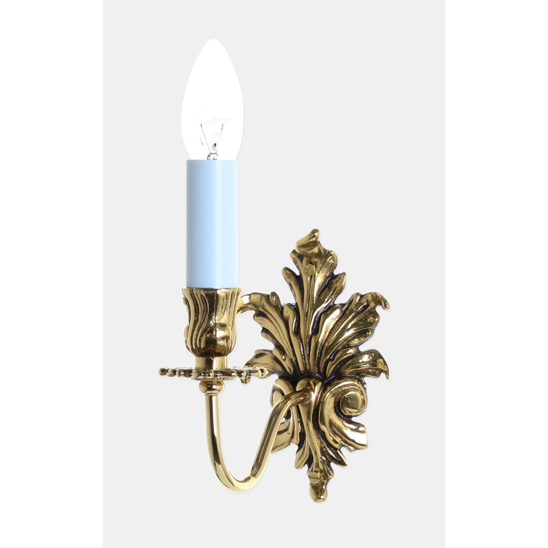 Mayflower 1-Light Candle Wall Light