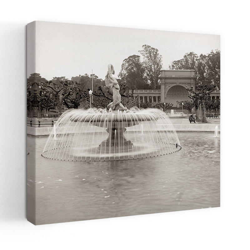 Golden Gate Park 6, art contemporain, H 18 po x l 18 po
