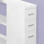Bureau d'ordinateur, bureau personnel, coin, gauche, configuration à droite, tiroirs de rangement, forme en L, travail, ordinateur portable, stratifié blanc, métal gris, contemporain, moderne-537251982