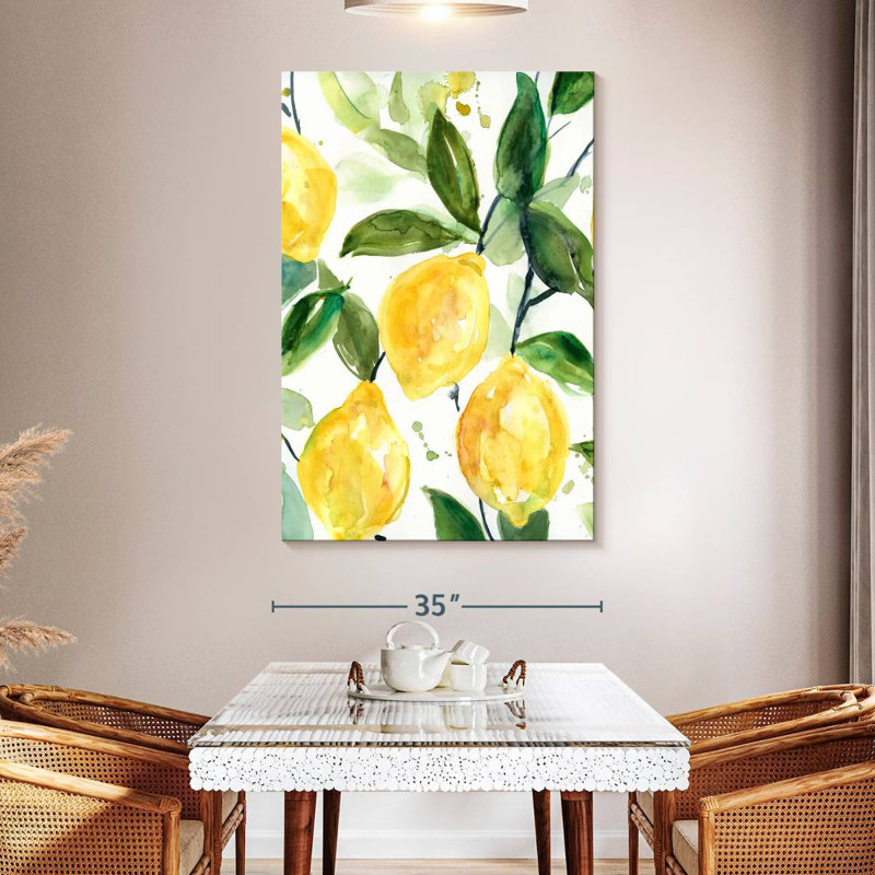 Yarlin Lemony Branch II, 51" H x 34" W