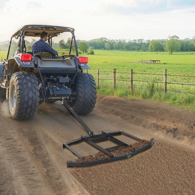 Drag Harrow, attelage à l'arrière