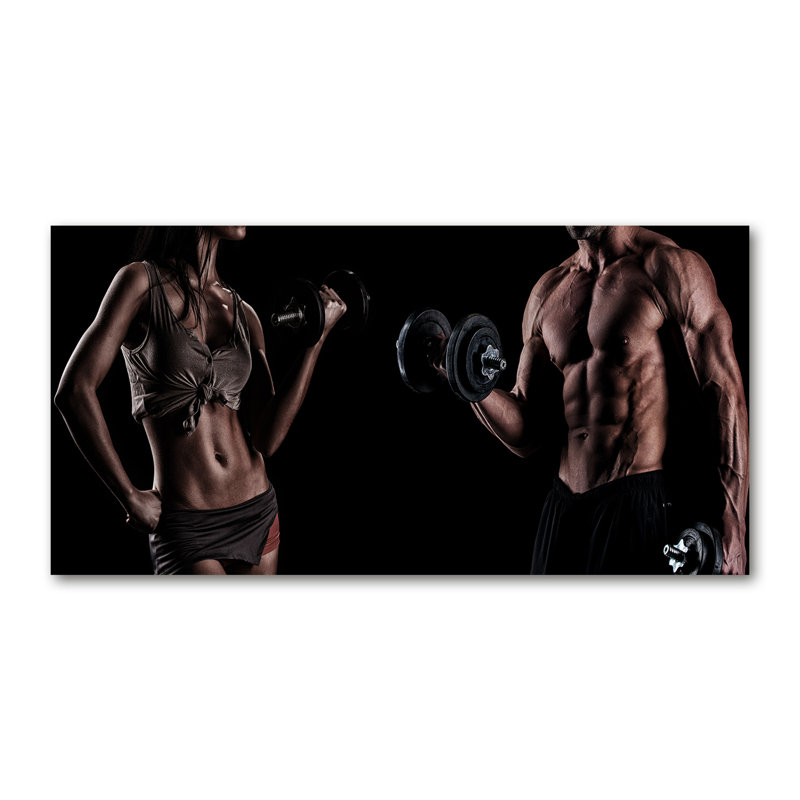 Muscle Building - Wrapped Canvas Print