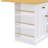 53Inch Large Kitchen Island With Drop Leaf, Power Outlet, Door Internal Storage Rack, Rolling Kitchen Cart On 5 Wheels With 5 Open Side Racks For Kitchen, Dining Room,White(Not Include Bar Stools)