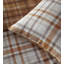 Raffael Flannel Chequered Duvet Cover Set with Pillowcases-820967415-820967408