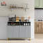 Buffet de cuisine Buffet Cabinet avec tablettes réglables-2047095264