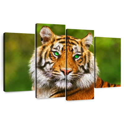 Tigre aux yeux verts Brampt