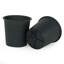 Pot de fleurs rond 5 po - pots de jardin en plastique avec drainage (paquet de 5)-1873797367