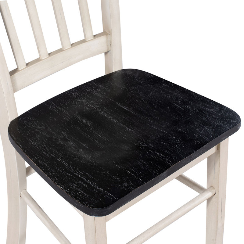 Chaise d'appoint Weldy, Blanc antique / frêne noir européen