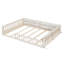Lit plateforme tapissier en bois avec garde-corps et coussin-1578137958