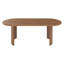 200 x 90 cm Oval Dining Table for 6-8 people Walnut