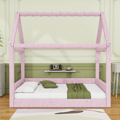 Full Upholstered Daybed with LED Light