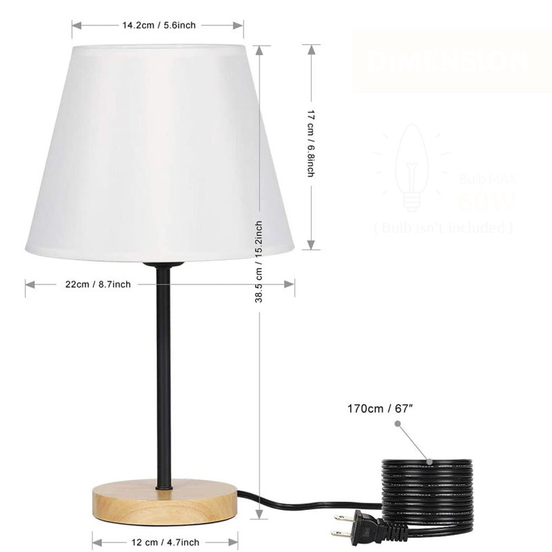 Wood Desk Lamp