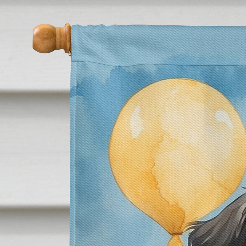 Drapeau «Happy Birthday House», Bichon havanais