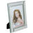 Cavett Silver Glass Beaded Picture Frame with Mat