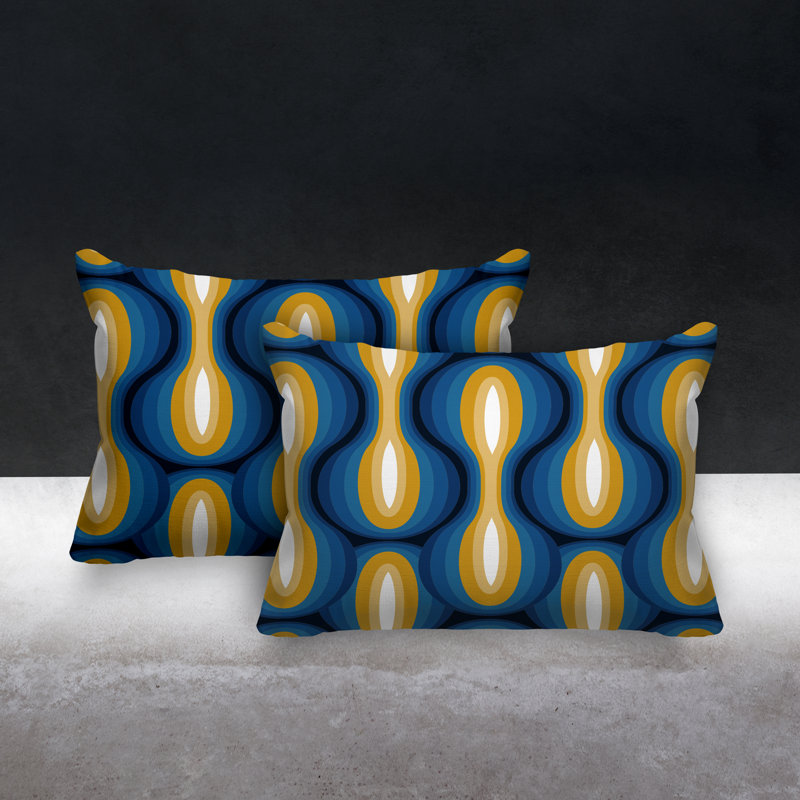  Coussin intérieur / extérieur Lumbar, Jaune
