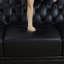 Canapé modulaire en cuir de vache 138 po Chesterfield-2012687244-1968897138