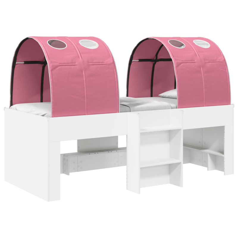 Single (3') High Sleepers, White/Pink