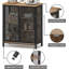 Armoire à café pour les boissons alcoolisées, petite armoire de rangement pour la cuisine à domicile, buffet de style campagnard, armoires à whisky pour salle à manger (2 portes)-893245582
