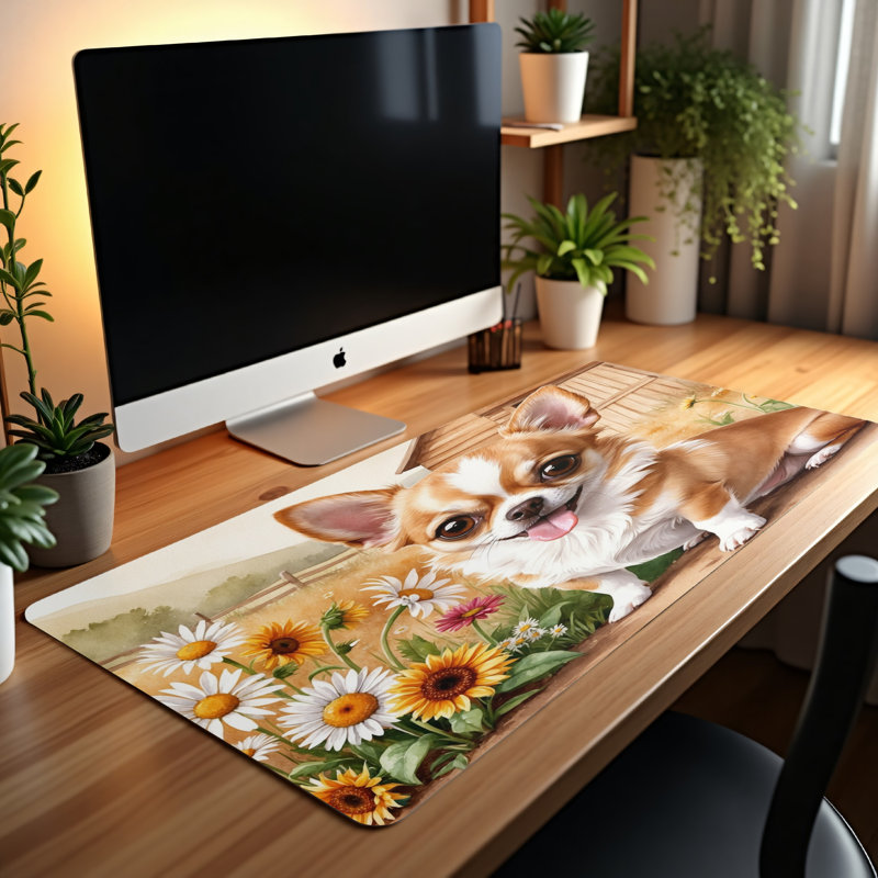 Polyester Desk Pad, 23.6x13.8