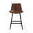 Cannell Upholstered Counter Stool with Metal Frame-814644126