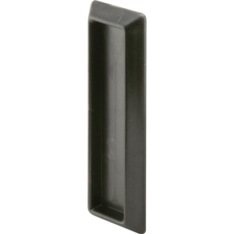 Prime-Line Black Plastic, Window Finger Pull, Self-Adhesive