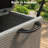 125 Gallon Outdoor Wicker Deck Box, PE Rattan Patio Storage with Steel Frame, Lockable Lid, Gray