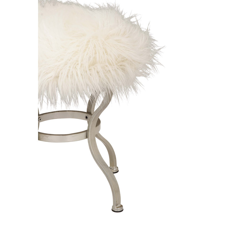 Tabouret de meuble-lavabo en fourrure en métal Quedgeley
