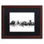 «Nottingham England Skyline B&W», impression encadrée-17769343-69522128-69522130
