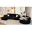 3-Piece No-Assembly Living Room Set, Modern Sectional Sofa With Loveseat And Chaise Lounge-37972626-37972627