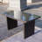 Rectangular Metal Outdoor Dining Table , 55.12'' in. W 31.52'' in. D-1513922451