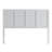 Raima Paneled Solid Wood Adjustable Headboard for Universal Metal Bed Frames-128229086-128229056
