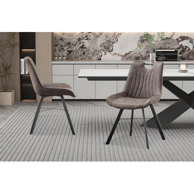 Gilda Upholstered Metal Side Chair