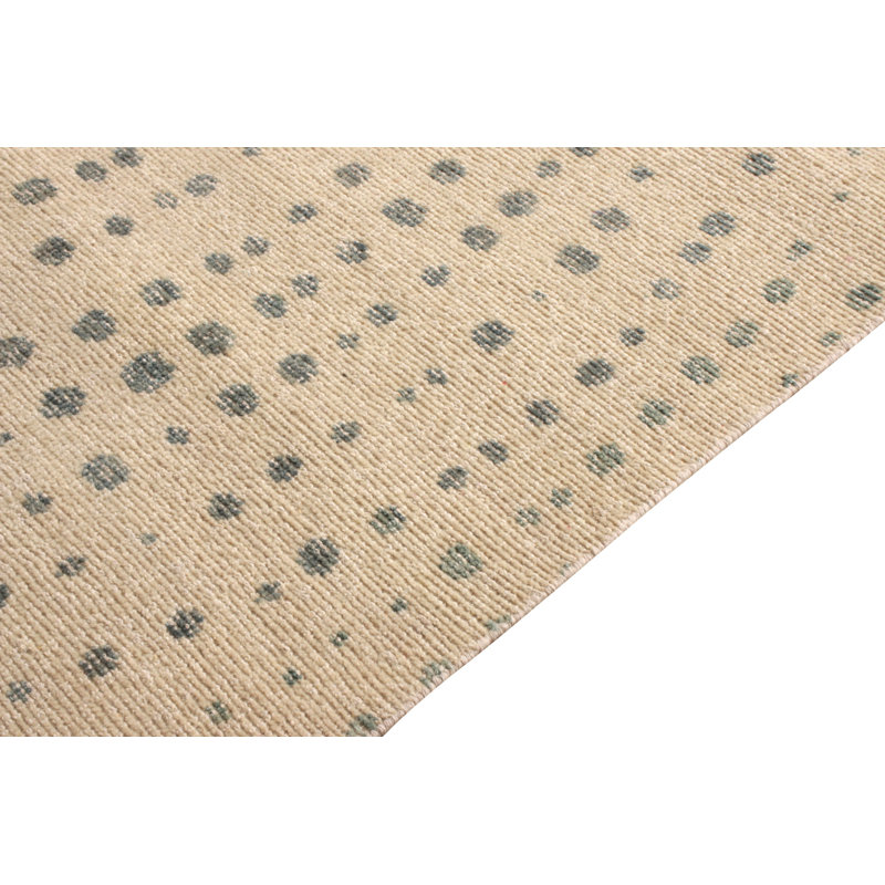 Distressed Homage Hand Knotted Wool Area Rug, Rectangle 10' x 14'