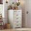 Ensemble de commode 4 pièces Orlean - Commode 6 tiroirs, commode 7 tiroirs et deux tables de chevet 2 tiroirs avec station de charge et lumières à DEL-292656970