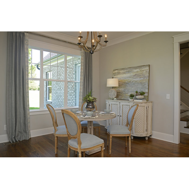 Helene Round Solid Wood Dining Table