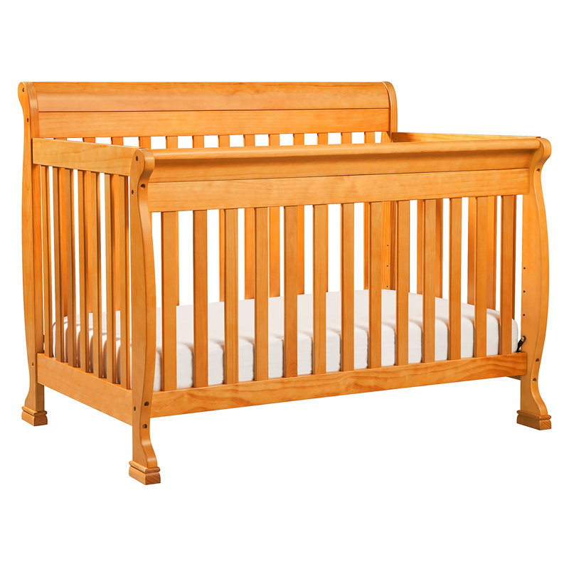 Lit de bébé convertible 4-en-1 Kalani, Chêne miel