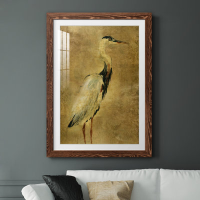 Gold Crane at Dusk I - impression