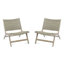 Verge Outdoor Teak Lounge Chair