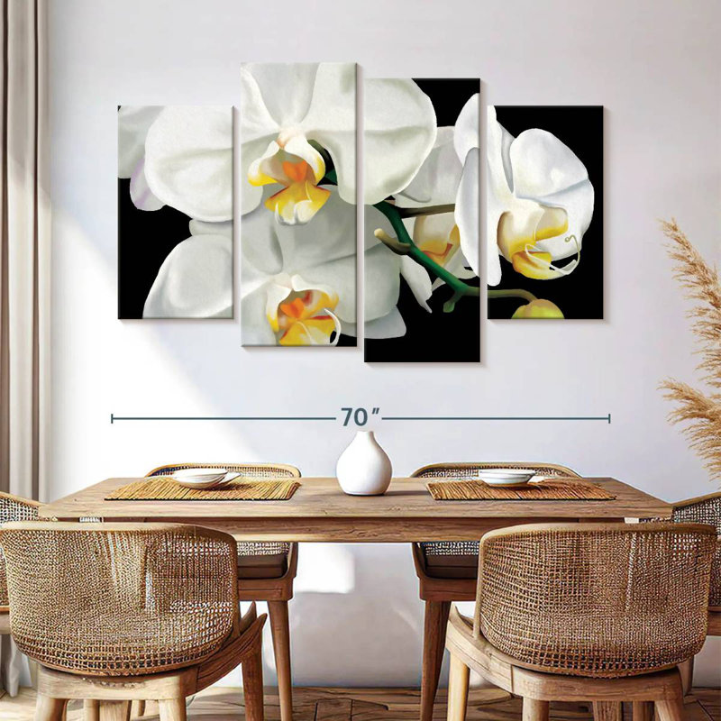 Orchidées glamour Harnek, H 42 po x l 68 po